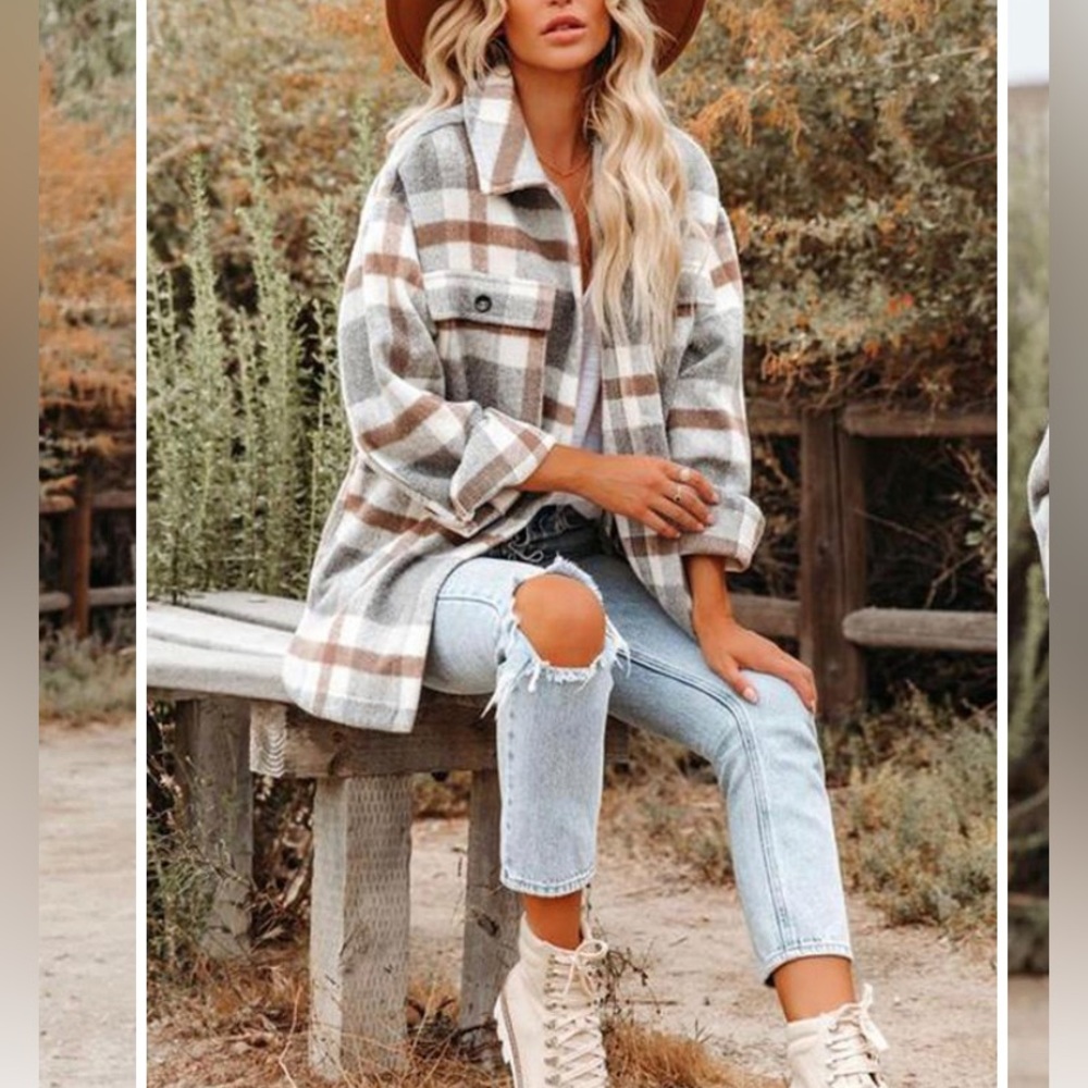 Vestique Adeline “shacket” NWT